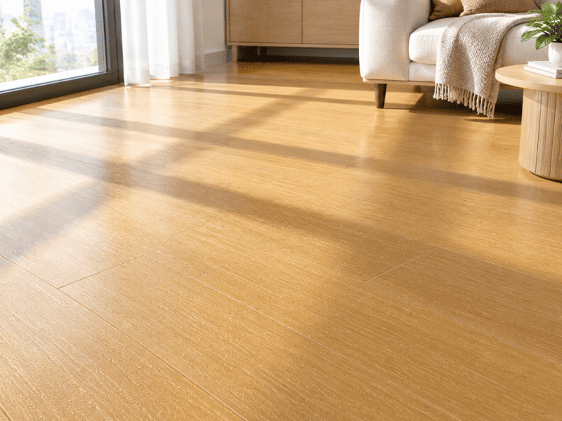 SPC vinyl flooring core structure compared with WPC and LVT